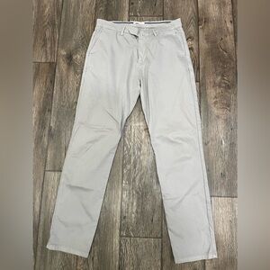 Luca Faloni Summer Chinos Light Gray Made in Italy Sz UK 32‎